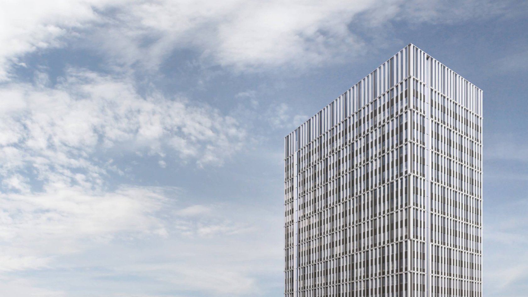 European Commission’s ‘Jean Monnet 2’ office complex in Luxembourg Aerial view